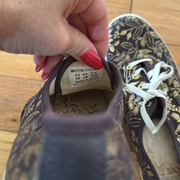 Keds’ X Rifle Paper Co. | Champion Queen Anne Limited Edition | women’s size 6.5 - Picture 6 of 9